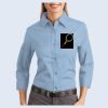 Ladies-3/4 Sleeve Easy Care Shirt Thumbnail