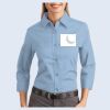 Ladies-3/4 Sleeve Easy Care Shirt Thumbnail