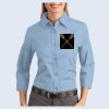 Ladies-3/4 Sleeve Easy Care Shirt Thumbnail