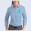 Ladies-3/4 Sleeve Easy Care Shirt Thumbnail