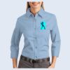 Ladies-3/4 Sleeve Easy Care Shirt Thumbnail