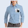 Ladies-3/4 Sleeve Easy Care Shirt Thumbnail