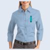 Ladies-3/4 Sleeve Easy Care Shirt Thumbnail