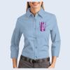 Ladies-3/4 Sleeve Easy Care Shirt Thumbnail