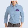 Ladies-3/4 Sleeve Easy Care Shirt Thumbnail