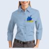 Ladies-3/4 Sleeve Easy Care Shirt Thumbnail