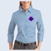 Ladies-3/4 Sleeve Easy Care Shirt Thumbnail