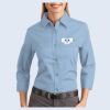 Ladies-3/4 Sleeve Easy Care Shirt Thumbnail