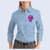 Ladies-3/4 Sleeve Easy Care Shirt Thumbnail