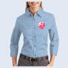 Ladies-3/4 Sleeve Easy Care Shirt Thumbnail