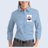 Ladies-3/4 Sleeve Easy Care Shirt Thumbnail