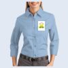 Ladies-3/4 Sleeve Easy Care Shirt Thumbnail