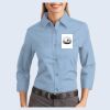 Ladies-3/4 Sleeve Easy Care Shirt Thumbnail