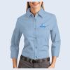 Ladies-3/4 Sleeve Easy Care Shirt Thumbnail