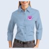 Ladies-3/4 Sleeve Easy Care Shirt Thumbnail