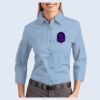 Ladies-3/4 Sleeve Easy Care Shirt Thumbnail