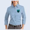 Ladies-3/4 Sleeve Easy Care Shirt Thumbnail
