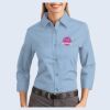 Ladies-3/4 Sleeve Easy Care Shirt Thumbnail