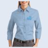 Ladies-3/4 Sleeve Easy Care Shirt Thumbnail