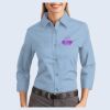 Ladies-3/4 Sleeve Easy Care Shirt Thumbnail