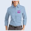 Ladies-3/4 Sleeve Easy Care Shirt Thumbnail
