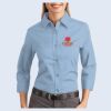 Ladies-3/4 Sleeve Easy Care Shirt Thumbnail
