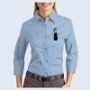 Ladies-3/4 Sleeve Easy Care Shirt Thumbnail