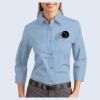 Ladies-3/4 Sleeve Easy Care Shirt Thumbnail
