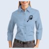 Ladies-3/4 Sleeve Easy Care Shirt Thumbnail