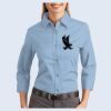 Ladies-3/4 Sleeve Easy Care Shirt Thumbnail