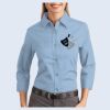 Ladies-3/4 Sleeve Easy Care Shirt Thumbnail