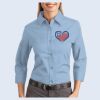 Ladies-3/4 Sleeve Easy Care Shirt Thumbnail