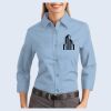 Ladies-3/4 Sleeve Easy Care Shirt Thumbnail