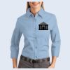 Ladies-3/4 Sleeve Easy Care Shirt Thumbnail