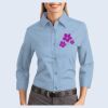 Ladies-3/4 Sleeve Easy Care Shirt Thumbnail