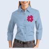Ladies-3/4 Sleeve Easy Care Shirt Thumbnail