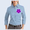 Ladies-3/4 Sleeve Easy Care Shirt Thumbnail