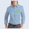 Ladies-3/4 Sleeve Easy Care Shirt Thumbnail