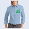 Ladies-3/4 Sleeve Easy Care Shirt Thumbnail