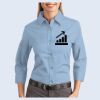 Ladies-3/4 Sleeve Easy Care Shirt Thumbnail