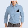 Ladies-3/4 Sleeve Easy Care Shirt Thumbnail