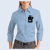 Ladies-3/4 Sleeve Easy Care Shirt Thumbnail