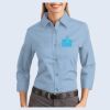 Ladies-3/4 Sleeve Easy Care Shirt Thumbnail
