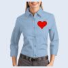 Ladies-3/4 Sleeve Easy Care Shirt Thumbnail