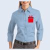 Ladies-3/4 Sleeve Easy Care Shirt Thumbnail