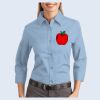 Ladies-3/4 Sleeve Easy Care Shirt Thumbnail