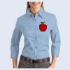 Ladies-3/4 Sleeve Easy Care Shirt Thumbnail