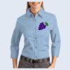 Ladies-3/4 Sleeve Easy Care Shirt Thumbnail