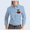Ladies-3/4 Sleeve Easy Care Shirt Thumbnail