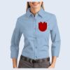 Ladies-3/4 Sleeve Easy Care Shirt Thumbnail